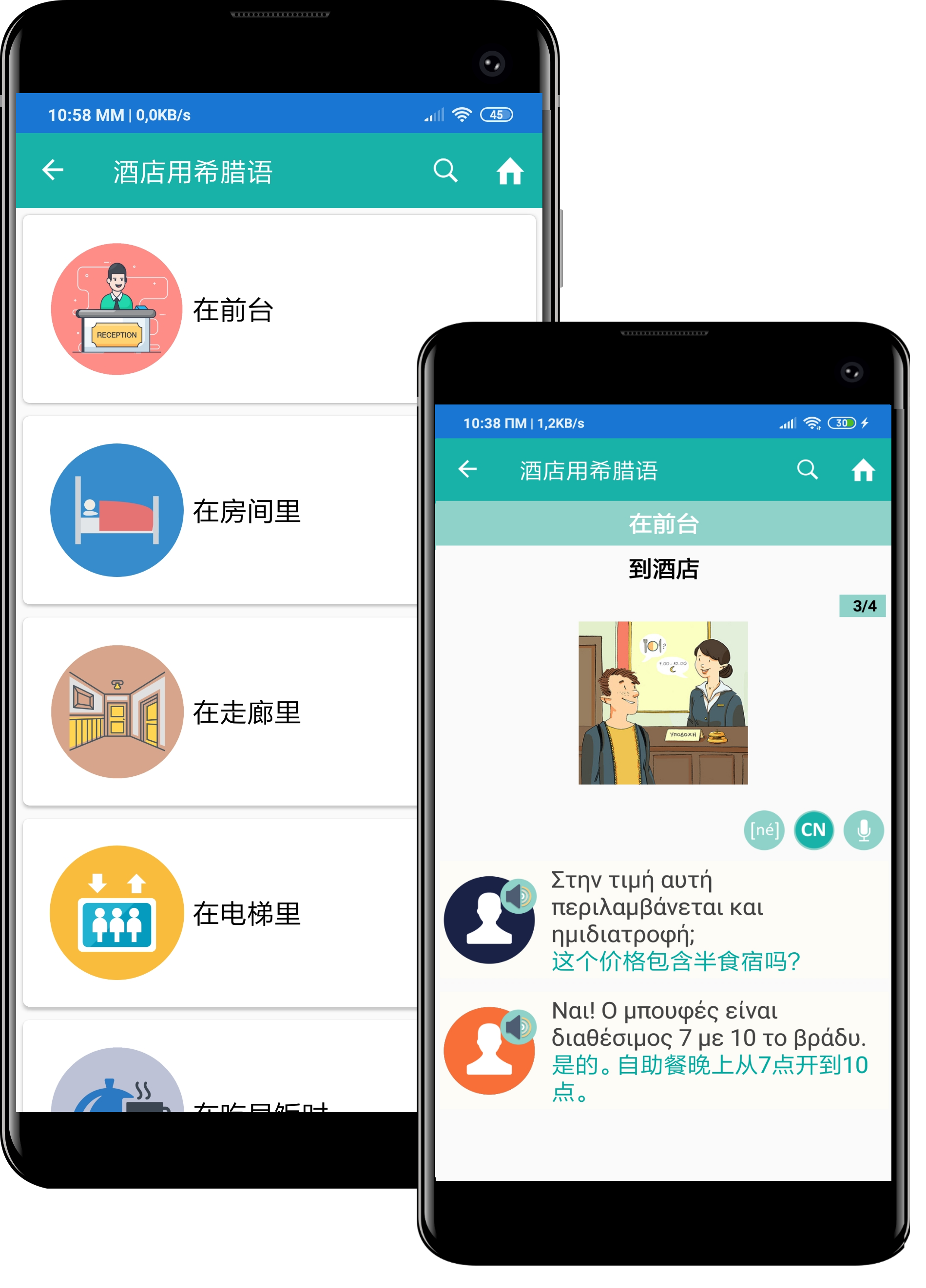 Στο ξενοδοχείο